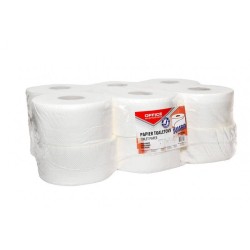 Papier toaletowy dwuwarstwowy celulozowy OFFICE PRODUCTS Jumbo biały 120m 12szt.