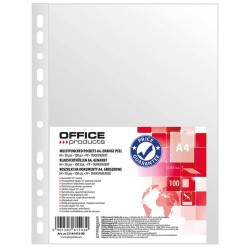 Koszulki groszkowe A4 OFFICE PRODUCTS PP 50mic 100szt