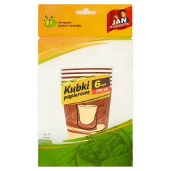 Kubek JAN NIEZBĘDNY 8571049565 papierowy 250 ml 6 szt