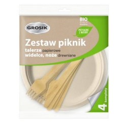 Zestaw piknikowy GROSIK Eko 8571043121 4 kpl