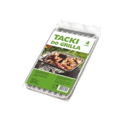 Tacka do grilla mała GROSIK 8571029309 aluminiowa 4 szt