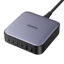 Ładowarka sieciowa UGREEN  CD271 2xUSB-A, 4xUSB-C, GaN, 200W (czarny)