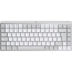 Klawiatura mechaniczna bezprzewodowa LOGITECH MX Mechanical Mini 920-010799 Jasnoszara Bluetooth oraz Radiowa