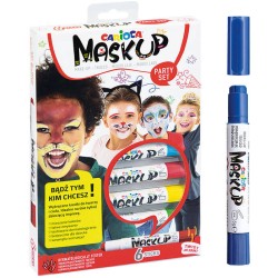 Kredki do twarzy wykręcane Carioca 43052 MaskUP 170-2508 6kol