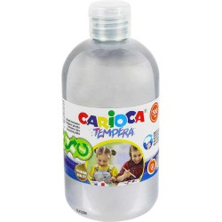 Farba tempera Carioca 40427/20 170-2714 500ml srebrna