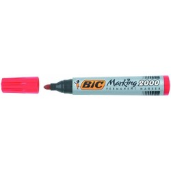 MARKER PERMANENTNY BIC MARKING 2000 ECOLUTIONS 8209133 CZERWONY OKRĄGŁA 1.7MM