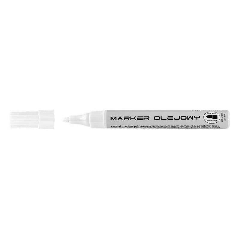 MARKER OLEJOWY TOMA 420 ECONOMY TO-420 7 2 BIAŁY 2.5MM