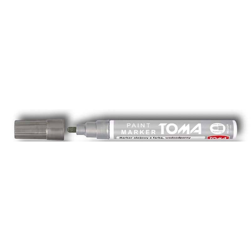 MARKER OLEJOWY TOMA 440 TO-440 9 4 SREBRNY 2.5MM