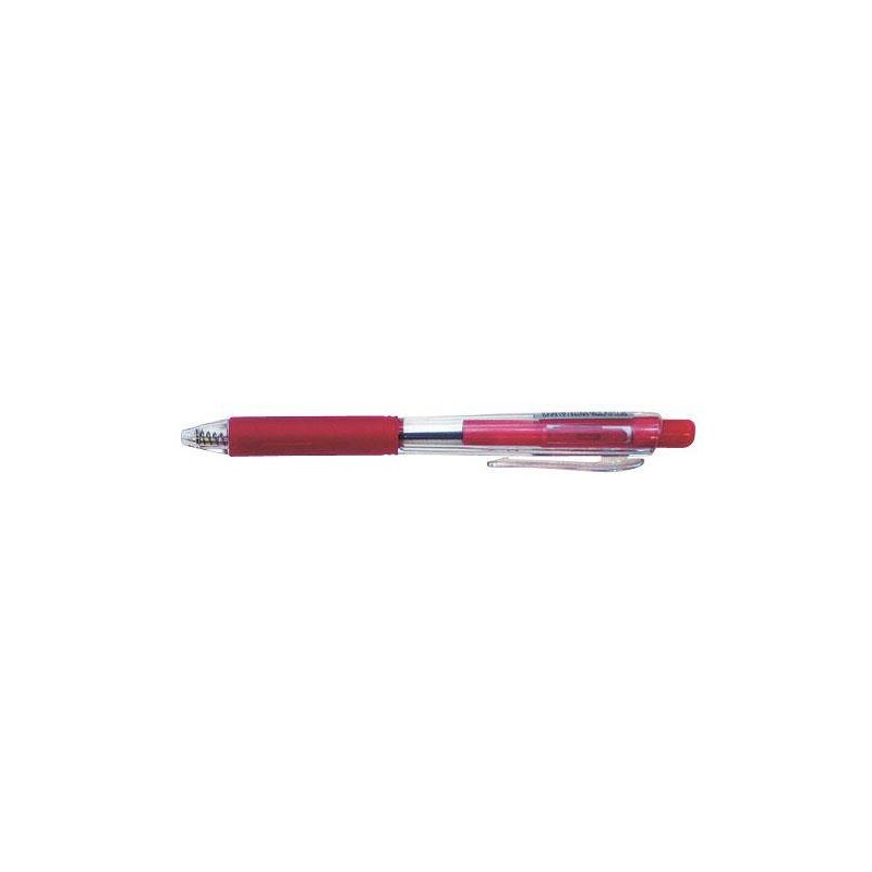 DŁUGOPIS AUTOMATYCZNY PENTEL BK437-B CZERWONY 0.7