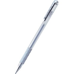 DŁUGOPIS ŻELOWY PENTEL HYBRID GEL GRIP K118-SREB. SREBRNY 0.8