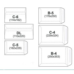 KOPERTA B4 SK NC KOPERTY 31721030/25 BIAŁA 25SZT