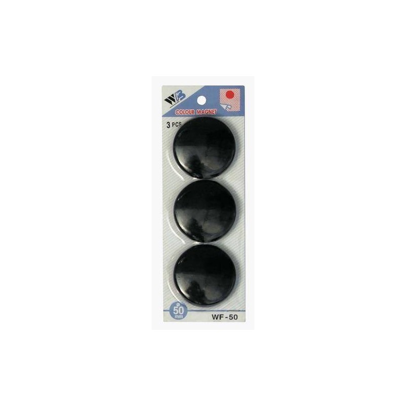 MAGNESY 50MM ARGO WF 607101 CZARNY 3SZT