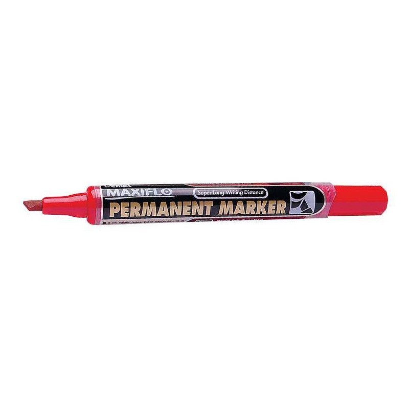 MARKER PERMANENTNY PENTEL MAXFILO NLF50-B CZERWONY OKRĄGŁA 4.5MM