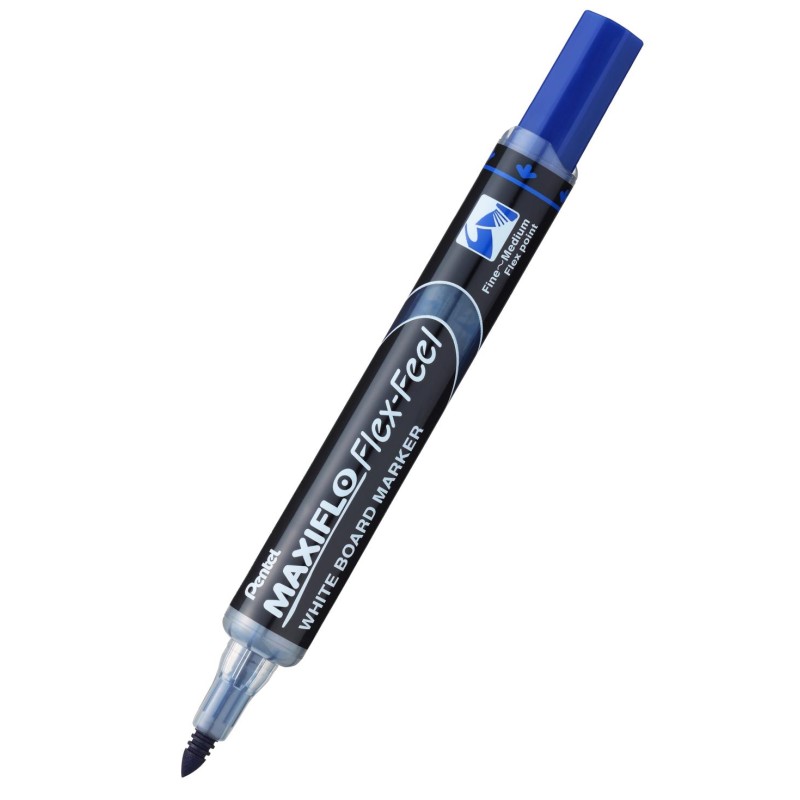 MARKER SUCHOŚCIERALNY PENTEL MAXFILO FLEX-FEEL MWL5SBF-C NIEBIESKI OKRĄGŁA