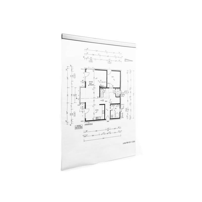 LISTWY SAMOPRZYLEPNE 297X17MM DURABLE 470723 SREBRNE 5SZT