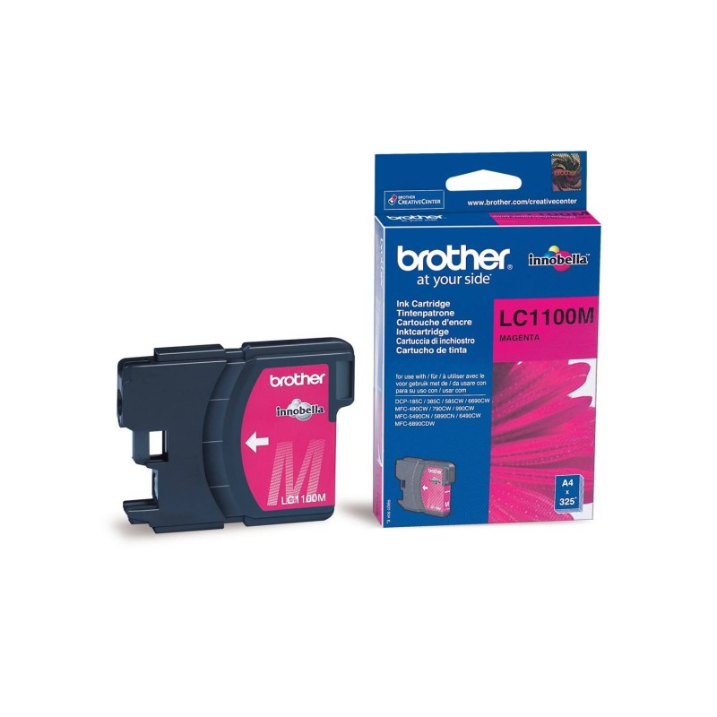 TUSZ ORYGINALNY BROTHER LC1100M MAGENTA 325 STRON