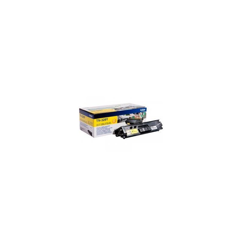 TONER ORYGINALNY BROTHER TN329Y YELLOW 6000 STRON