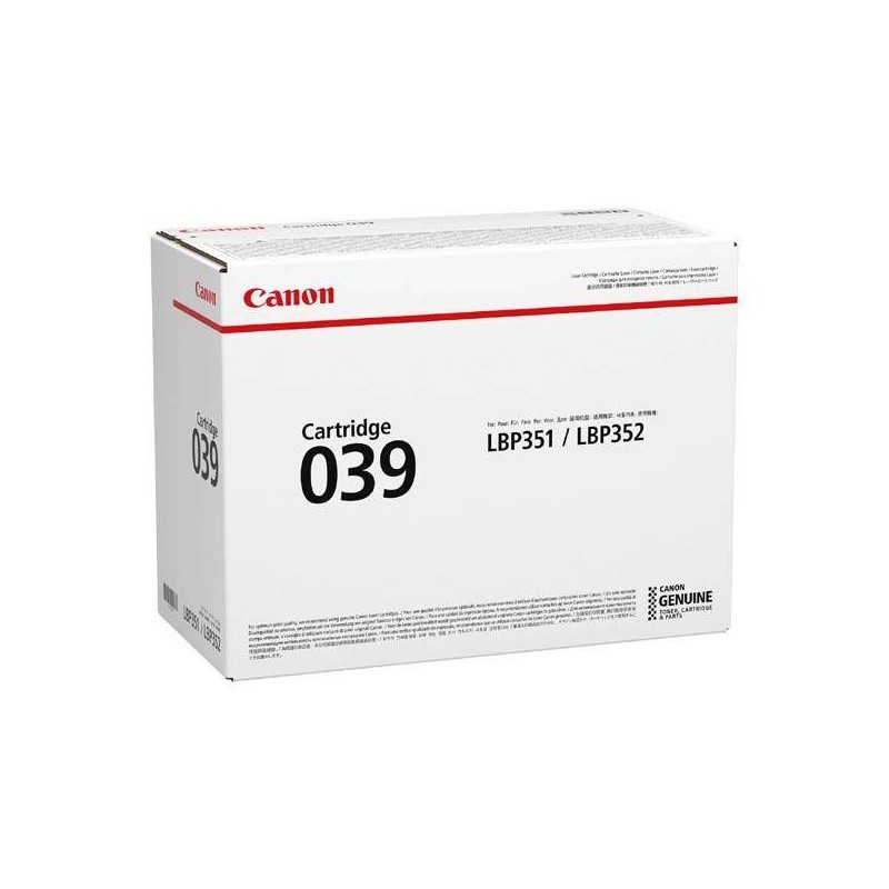 TONER ORYGINALNY CANON CRG039 0287C001 CZARNY  11000 STRON