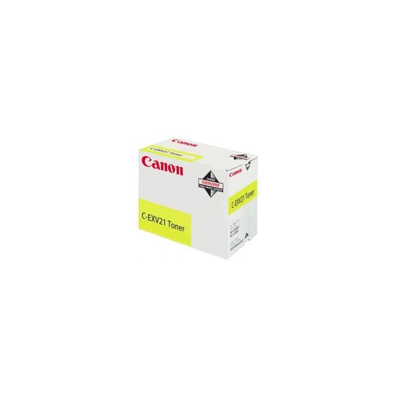 TONER ORYGINALNY CANON CEXV21Y 0455B002 YELLOW  14000 STRON