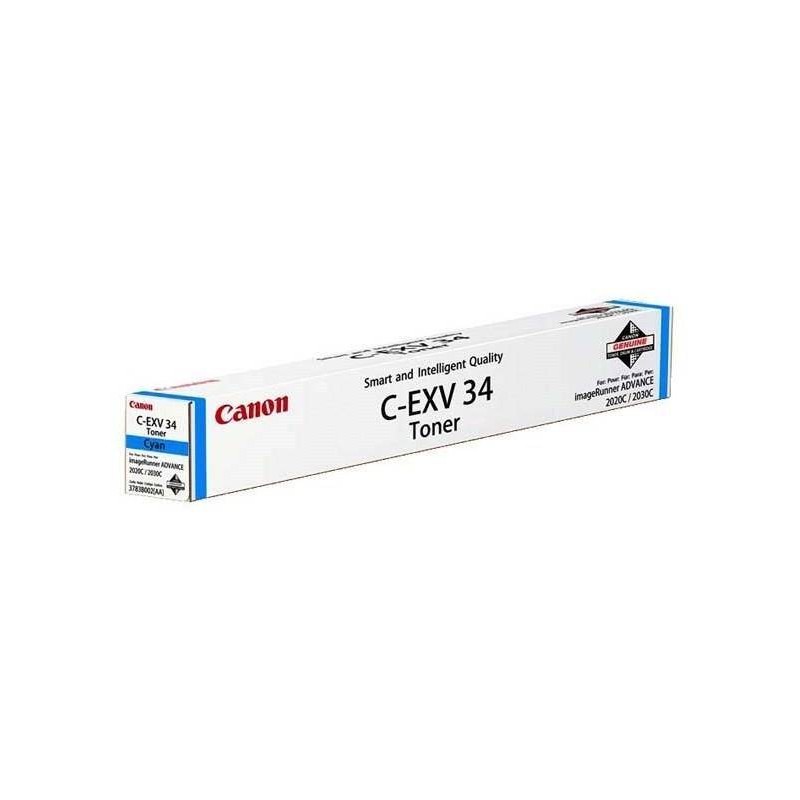 TONER ORYGINALNY CANON CEXV34C 3783B002 CYAN  19000 STRON