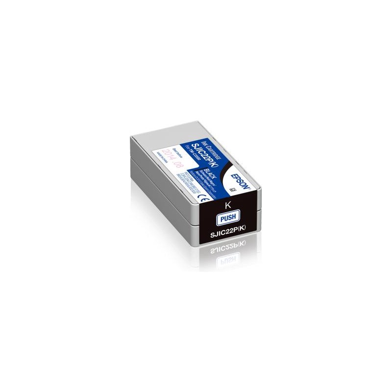 TUSZ ORYGINALNY EPSON SJIC22P C33S020601 CZARNY  32,6 ML