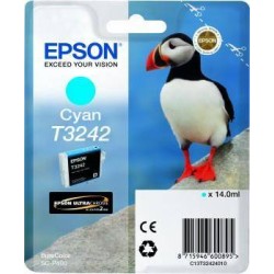 TUSZ ORYGINALNY EPSON T3242 C13T32424010 CYAN  14 ML