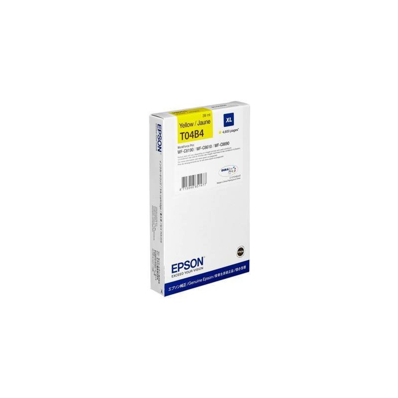 TUSZ ORYGINALNY EPSON T04B44 C13T04B440 YELLOW  4600 STRON