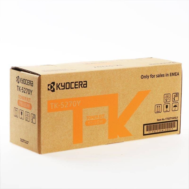 TONER ORYGINALNY KYOCERA TK5270Y TK5270Y1T02TVANL0 YELLOW 6000 STRON