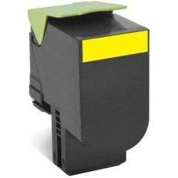 TONER ORYGINALNY LEXMARK 80C2XYE YELLOW 4000 STRON