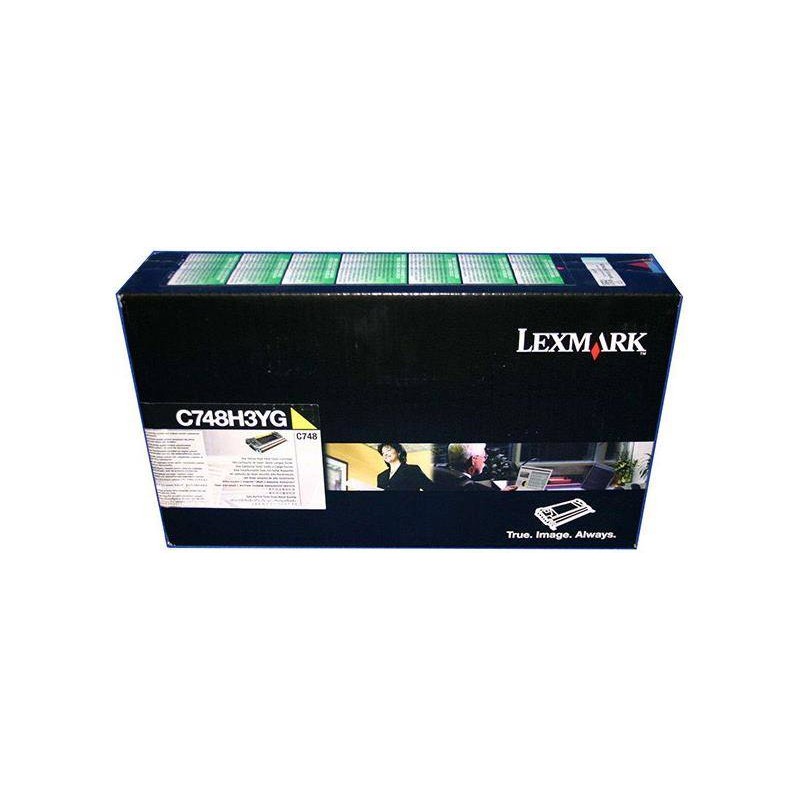 TONER ORYGINALNY LEXMARK C748H3YG YELLOW 10000 STRON