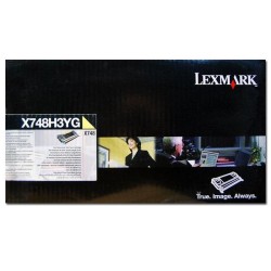 TONER ORYGINALNY LEXMARK X748H3YG YELLOW 10000 STRON