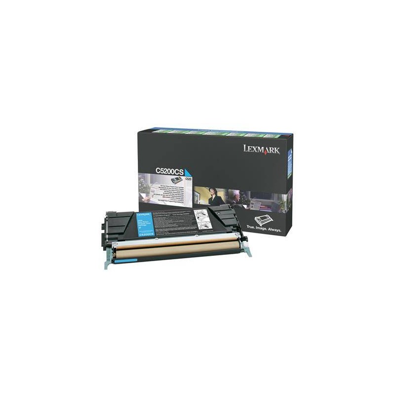 TONER ORYGINALNY LEXMARK C5200CS  CYAN 1500 STRON