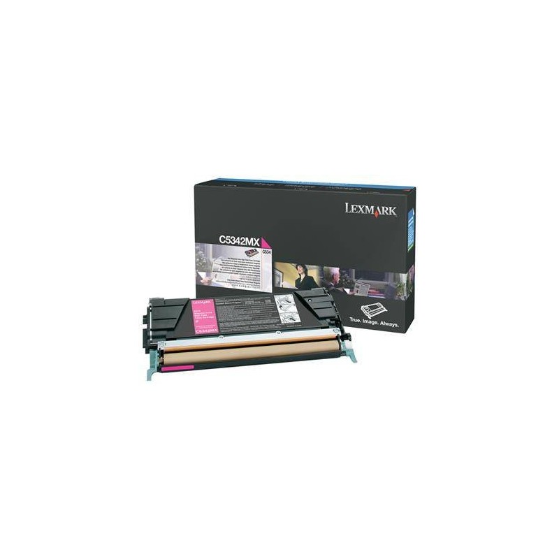 TONER ORYGINALNY LEXMARK C5342MX MAGENTA 7000 STRON