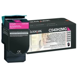 TONER ORYGINALNY LEXMARK C540H2MG MAGENTA 2000 STRON