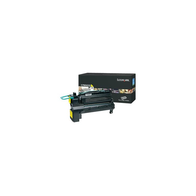 TONER ORYGINALNY LEXMARK C792X2YG YELLOW 20000 STRON