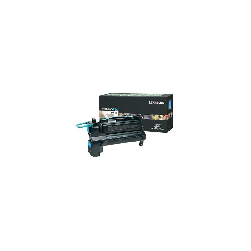 TONER ORYGINALNY LEXMARK C792A1CG CYAN 6000 STRON