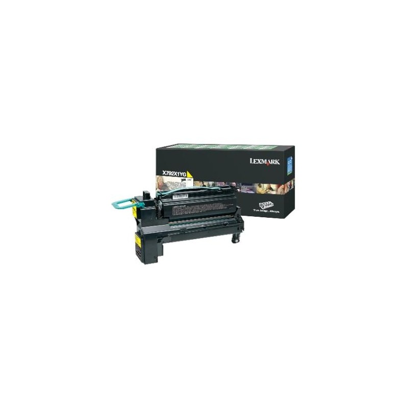 TONER ORYGINALNY LEXMARK X792X1YG YELLOW 20000 STRON