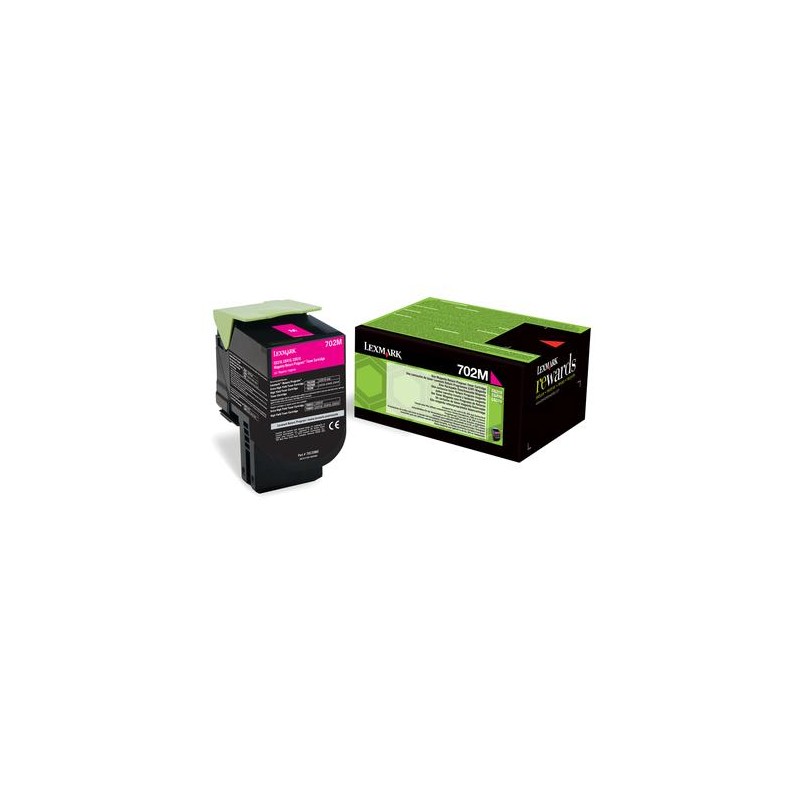 TONER ORYGINALNY LEXMARK 70C20M0 MAGENTA 1000 STRON