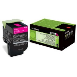 TONER ORYGINALNY LEXMARK 80C20M0 MAGENTA 1000 STRON