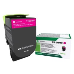 TONER ORYGINALNY LEXMARK 71B2HM0 MAGENTA 3500 STRON