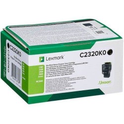 TONER ORYGINALNY LEXMARK C2320K0 CZARNY 1000 STRON