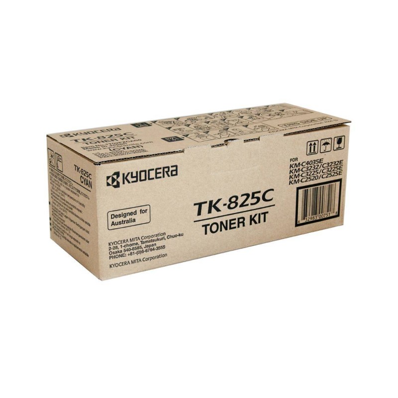 TONER ORYGINALNY KYOCERA-MITA TK825C 1T02FZCEU0TK825C CYAN 7000 STRON