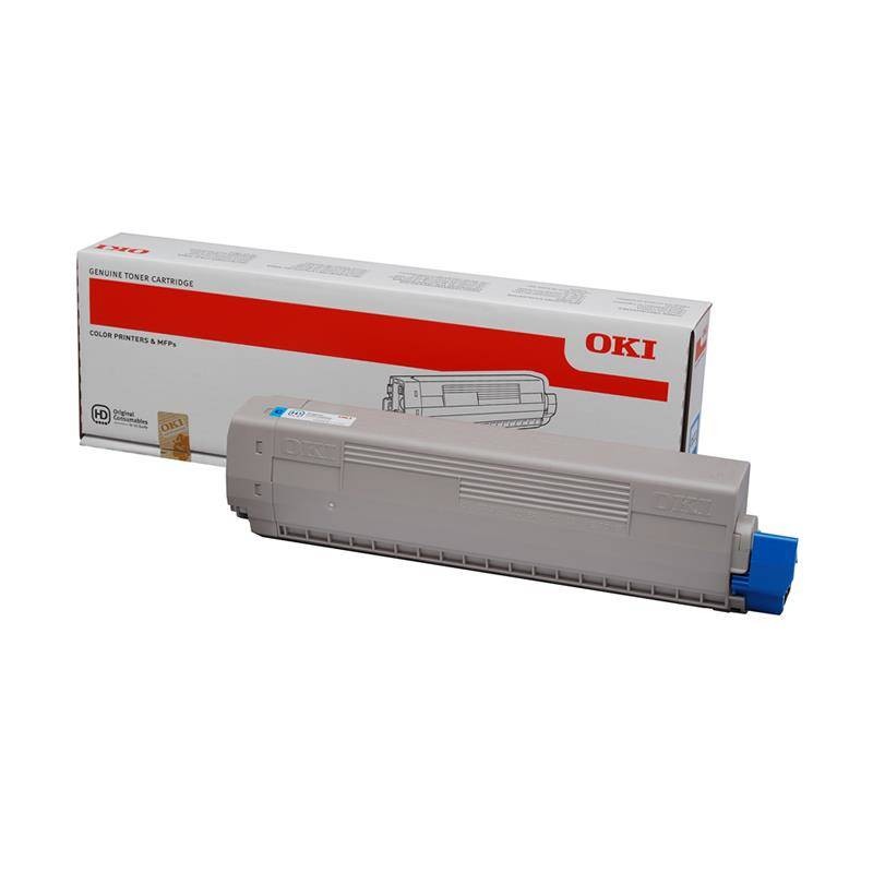 TONER ORYGINALNY OKI C532/MC573-TC 46490403 CYAN 1500 STRON