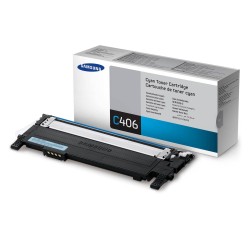 TONER ORYGINALNY SAMSUNG CLT-C406S/ELSST984A CYAN 1000 STRON