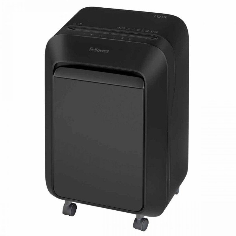 NISZCZARKA A4 FELLOWES LX210 MINI-CUT 5502501 CZARNA 16KRT ŚCINKI 4X12MM 23 LITRY