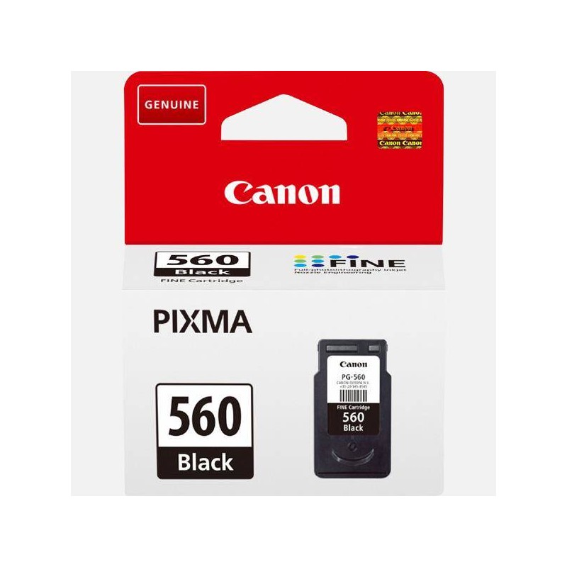 TUSZ ORYGINALNY CANON PG560 PIXMA 3713C001 CZARNY 180 STRON