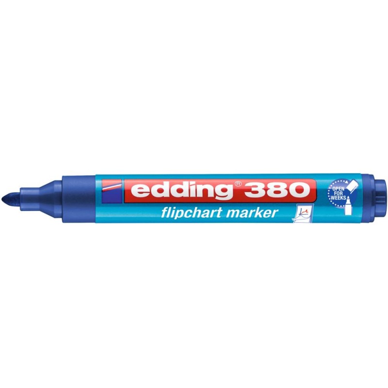 MARKER DO FLIPCHARTÓW EDDING 380 NIEBIESKI OKRĄGŁA 1.5-3MM