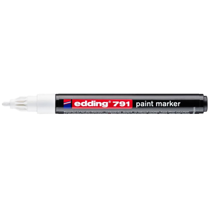 MARKER OLEJOWY EDDING 791 BIAŁY 1-2MM