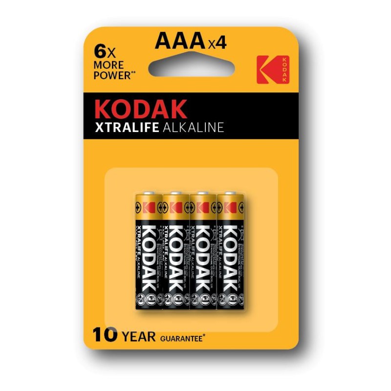 BATERIA ALKALICZNA AAA KODAK XTRALIFE ALKALINE 30951990 4SZT