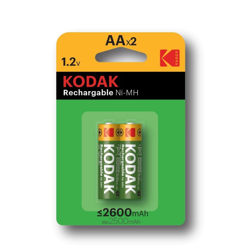 AKUMULATOR NI-MH AA KODAK RECHARGEABLE NI-MH 30955080 2600MAH 2 SZT.